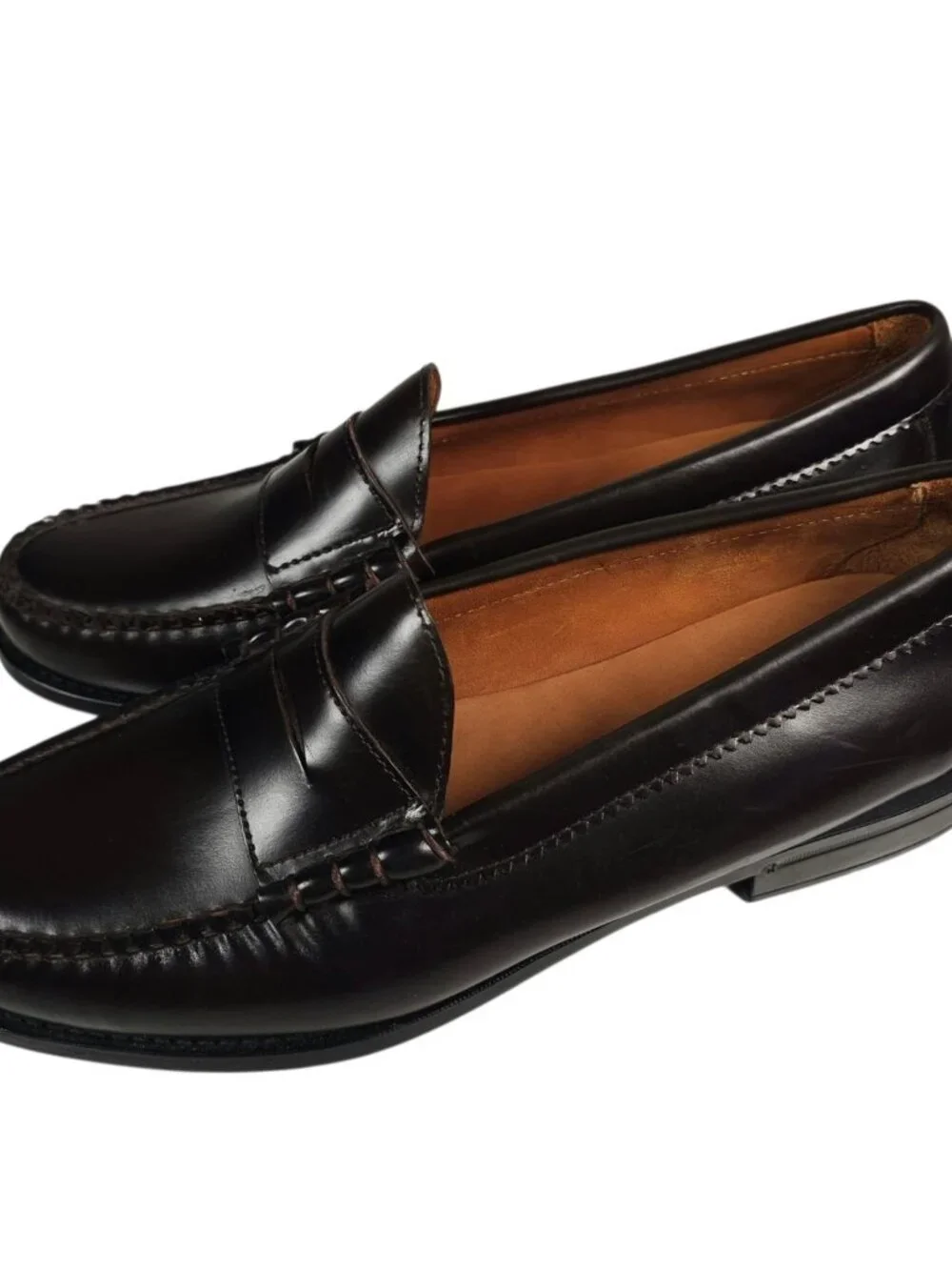 J. CREW Brown Camden Leather Loafers Rubber Soles Superior Boots & Shoes Size 11
